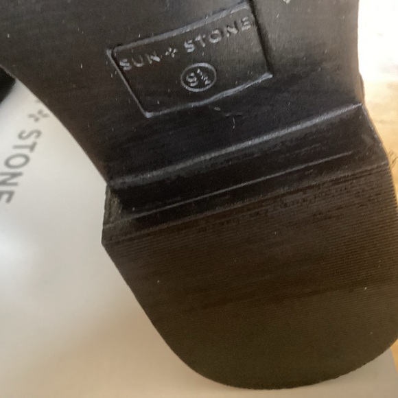 SUN+STONE Black Microsuede Allicce Regular Calf Over-The-Knee Boots 9.5 NWT NWB - Picture 15 of 15